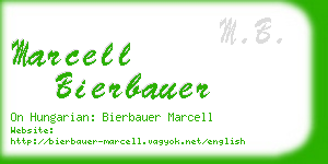 marcell bierbauer business card